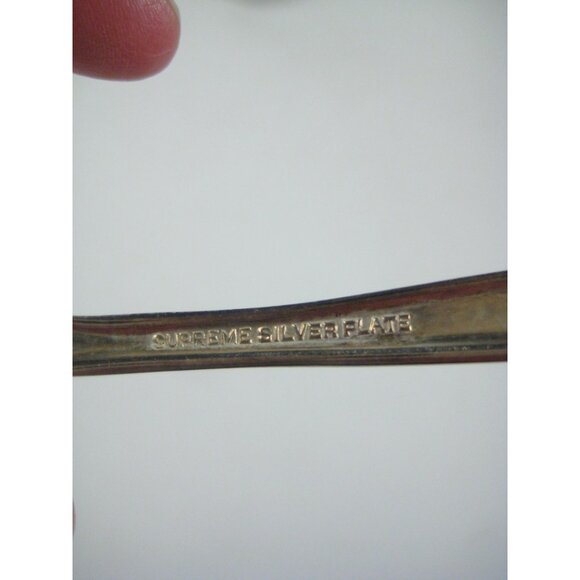 Concept Pattern 1957 Vintage Silver Plate Shell Sugar Spoon Supreme Serving - Picture 4 of 4